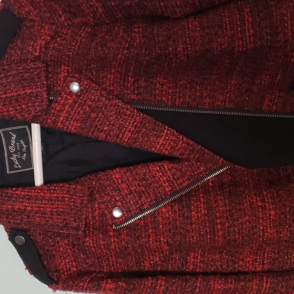 Lucky Brand Light Motorcycle jacket Red - Picture 4 of 4